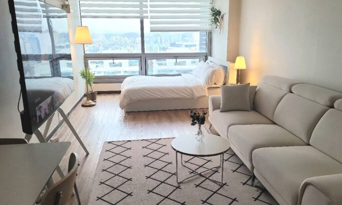 Seocho-dong Apartment | 1 Min to Gangnam Station - CITI SUITE - Modern Comfort - 1Bed 1Bath - Central