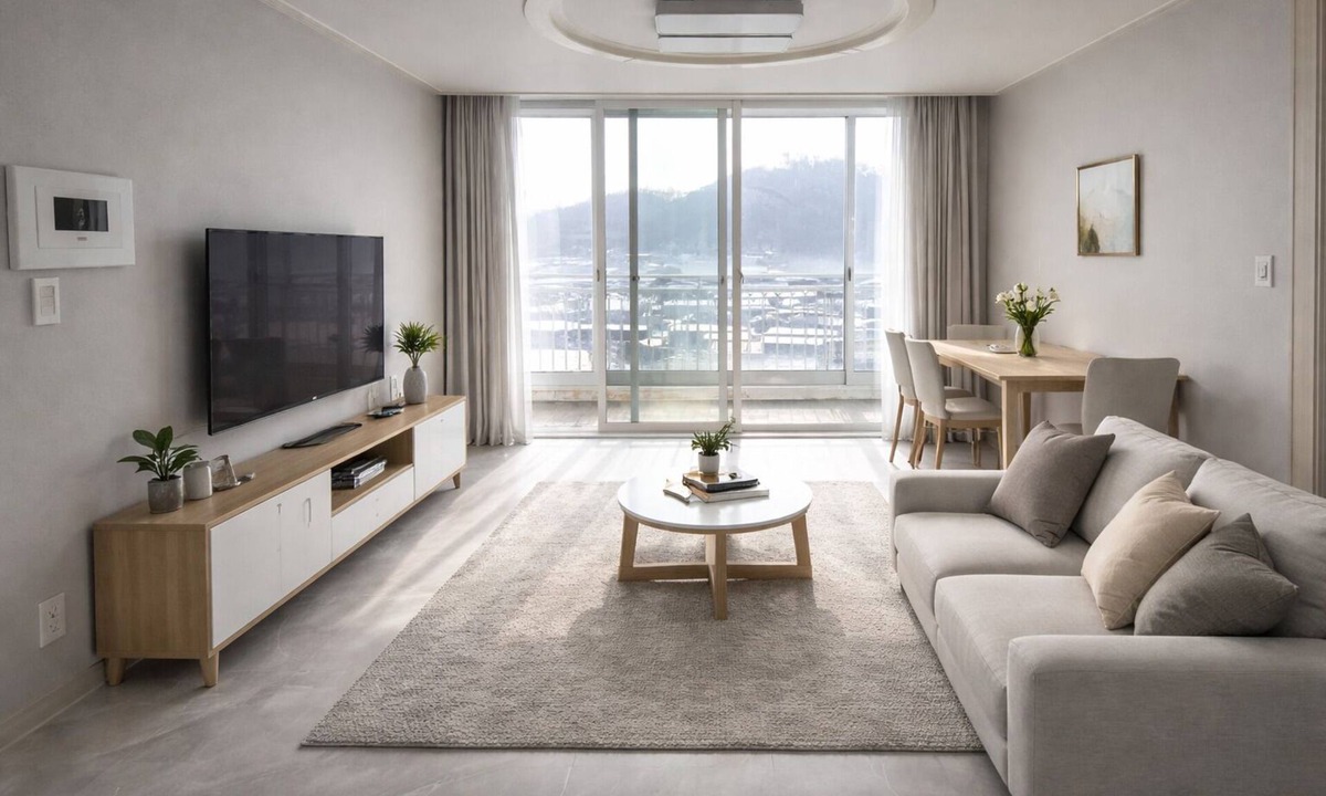 Yangju Condo | Bright & Quiet Easily access to seoul– Monthly Stay (30+ Nights)