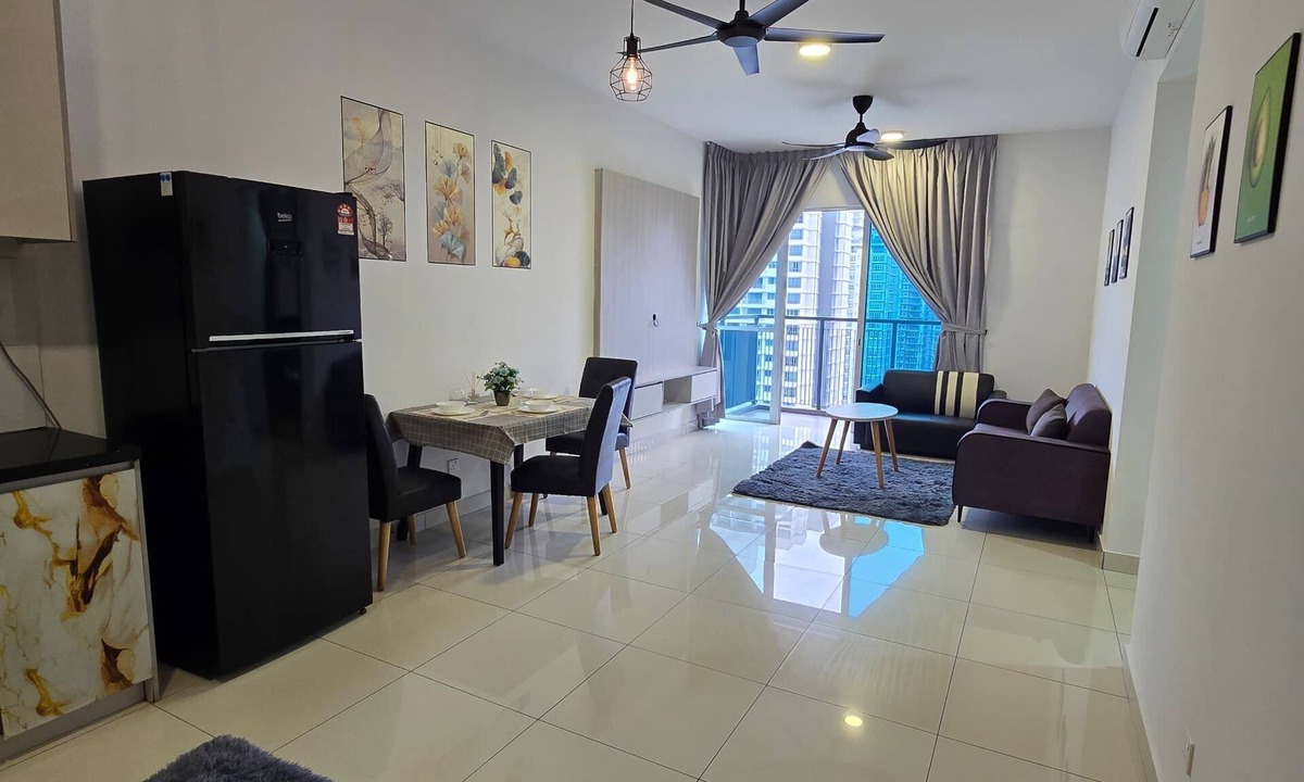 Kampung Segambut Dalam Condo | Cozy KL 2-Bedroom Homestay at Inspirasi Residensi Mont Kiara Kuala Lumpur City