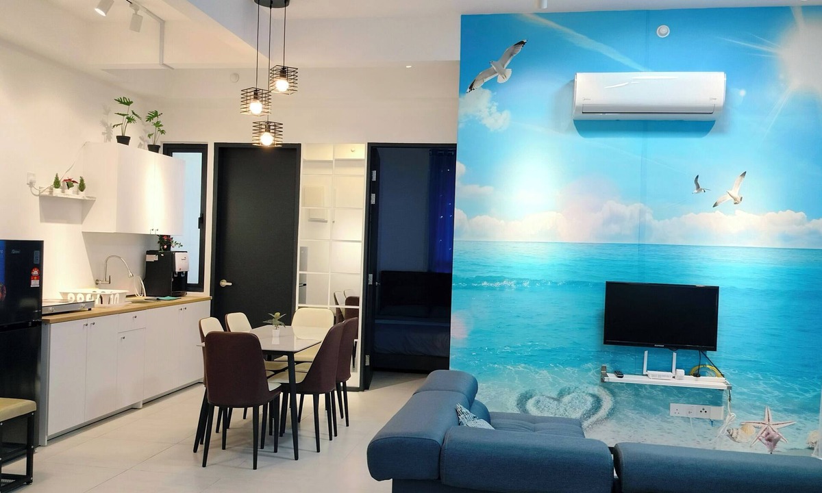 Jelutong Condo | Cozy Ocean Home Family Suite Serviced Condo Near to Georgetown