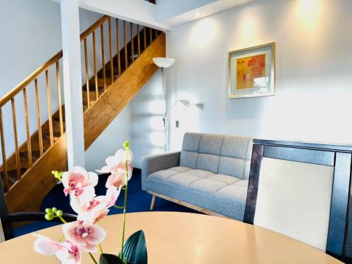 Stadtmitte Apartment | Erlen Apartment- 5 Personen-2 Schlafzimmer- Parkplatz- Waschmaschine