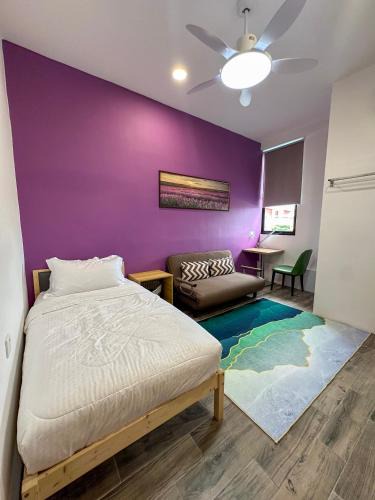 Pusat Komersil Lee Ling Apartment | Lavender Theme Walk Up Apartment Matang