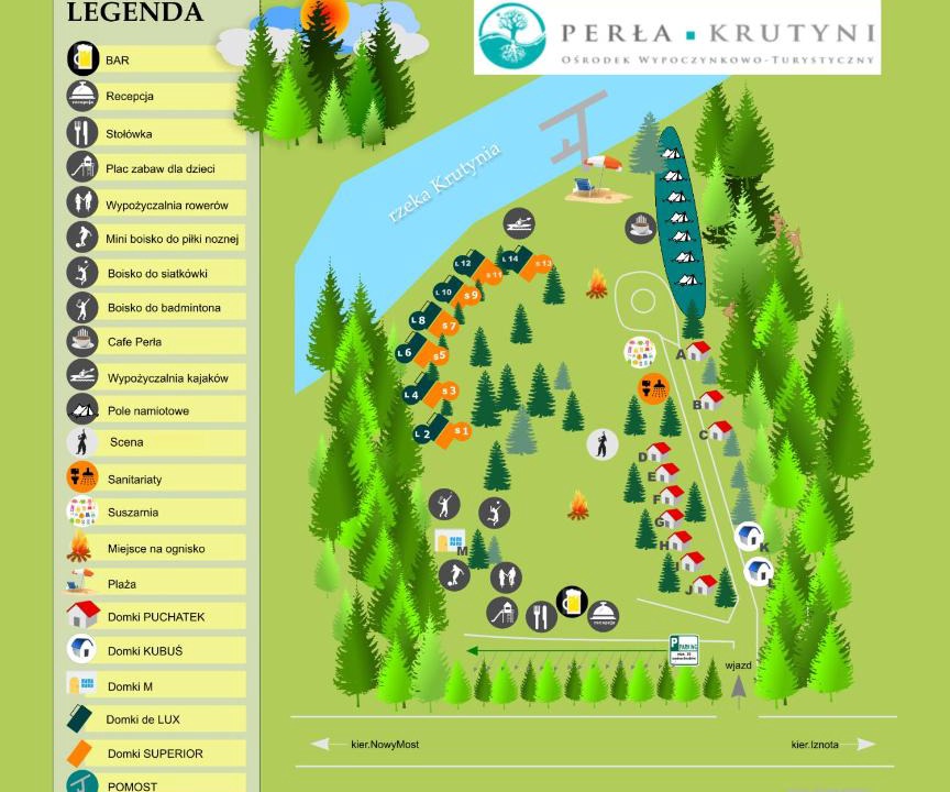 Nowy Most Resort | Ośrodek Wypoczynkowo-Turystyczny Perła Krutyni
