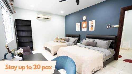 Batu Caves House | Spacious Luxury 5BR Villa for 23 Pax BBQ Family & Party Ready 宽敞豪华别墅 可住23人 烧烤聚会家庭首选