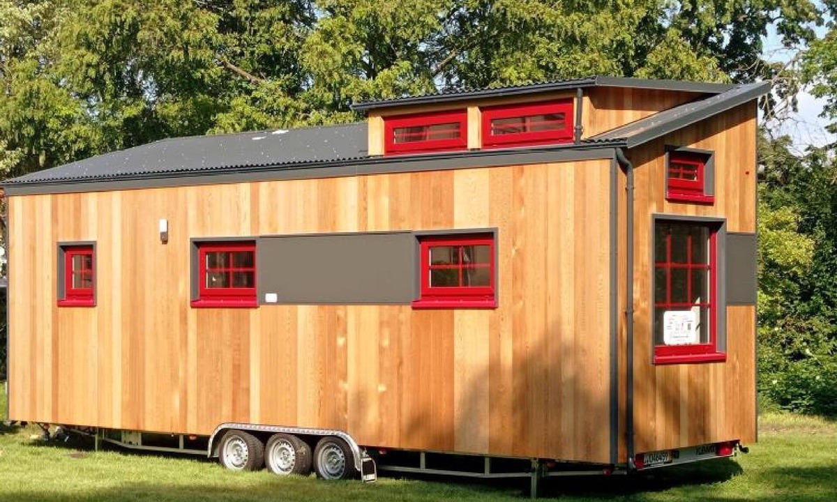 Wustermark House | Studio Apartment "Tiny House Paradies" with Private Terrace, Shared Garden & Wi-Fi