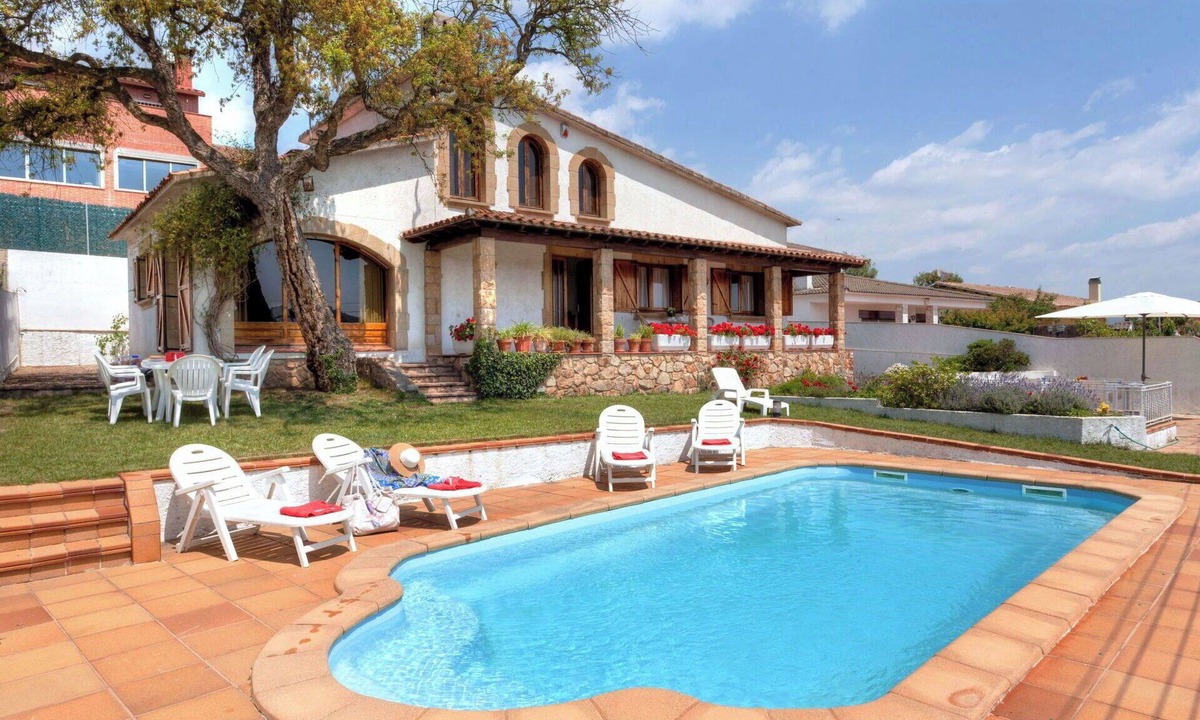 Palafolls House | Wonderful private villa for 8 guests with WIFI, private pool, TV, terrace and panoramic view