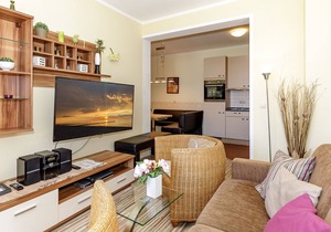 App. 222 - 100m to the beach - balcony - swimming pool + sauna - WLAN - car parking space