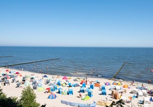 Flat sea level in Koserow