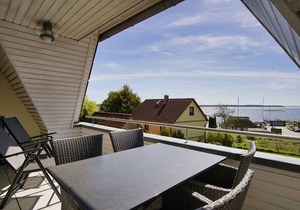 Maisonette apartment near the harbor with sea view, balcony - Hafenhäuser Breege FeWo 06