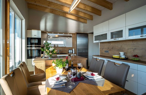 Kroeslin Boat Rental | 11. floating houses (105 m²) Annea with fireplace - Floating House Annea with fireplace