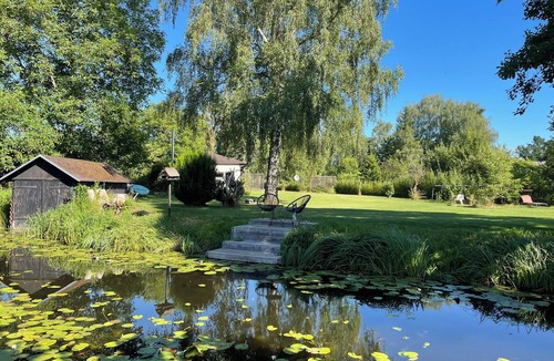 Roggentin House | 2500sqm waterfront property in the Müritz National Park incl. dog laundry canoe SUP bikes