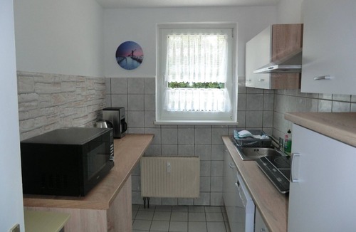 Schmolln Apartment | Apartment 'Ferienwohnung Randowtal-Schmölln' with Shared Garden and Wi-Fi