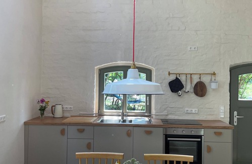 Hammelspring House | Apartment in converted stable barn with own garden near the lake, south facing. Uckermark
