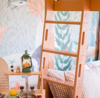 Sentul Pasar Apartment | Bright 3BR Kids Café Home Slide LEGO Playroom