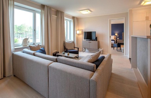 Prora Apartment | Dünenresidenz Prora - Appartement mit Meerblick, 2 Schlafzimmern und Balkon NP203