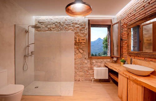 Arbucies Apartment | El Montseny - Habitación con Vistas Dentro de Masía Rural