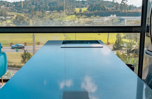 Envigado Apartment | Industrial Chic Apartment with Views of Green Antioquia