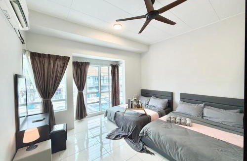 Setia Alam House | Landed house 16pax setia alam Mall SCCC 4Room WiFi