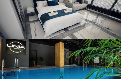 Srodmiescie Apartment | Prestige Luxury Spa Suite- Klimatyzacja, Basen, Jacuzzi, Sauna & Prywatne Miejsce Parkingowe - By DP Apartments