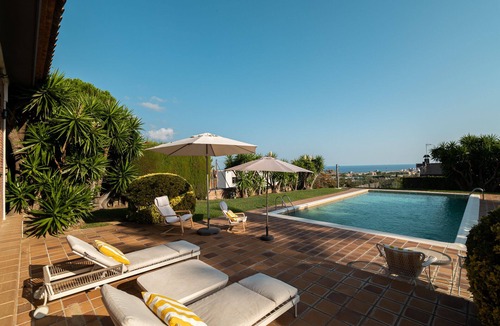 Badalona Villa | Sea View Villa with Private Pool, Spa, Cinema & Outdoor Living