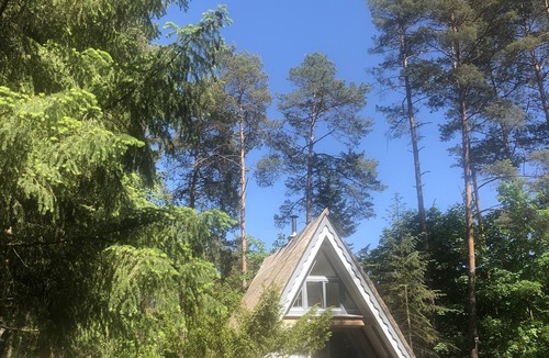 Milmersdorf House | Thatched roof vacation home🌴 at the Lübbesee boat & jetty 1300qm recreation Uckermark Templin