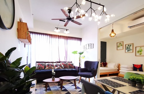 Downtown George Town Condo | The Loft Island Lodge@City Center~ family~复式风格海景公寓