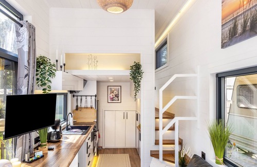 Plaue House | Tiny House Queen Dream with Private Terrace, Private Garden and Wi-Fi