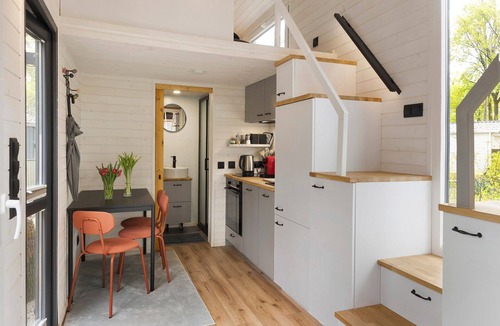 Ferch House | Tiny Home 'Tiny House Nr 6' with private terrace, Wi-Fi and air conditioning