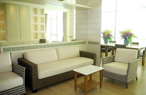 Samre Condo | Two bedroom loft style condo, river view pool
