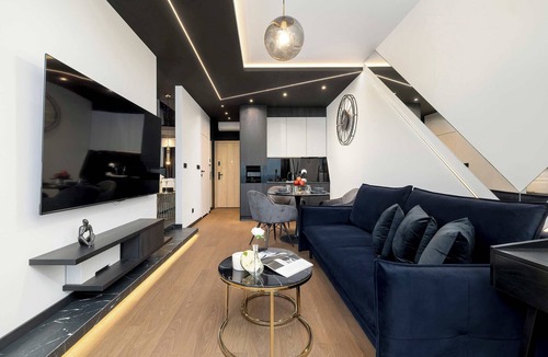 Katowice Apartment | Unique Studio with a View | Parking | Jacuzzi