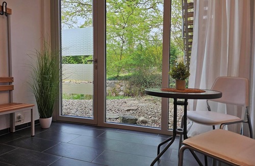 Mirow Apartment | Vacation apartment Abendsonne for 2 +1 with shared terrace and communal sauna