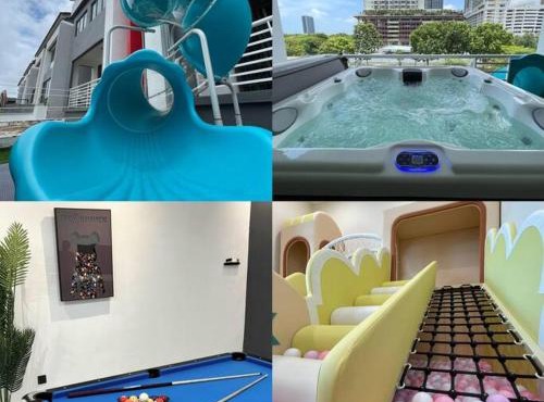 3 Story House With Jacuzzi PlyGround 18Pax Melaka Town 10min Jonker