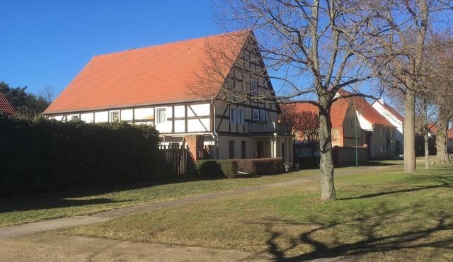 Altes Fachwerkhaus auf dem Land
