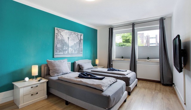 Apartment "Sanierte Ferienwohnung in der Stadt" with Wi-Fi