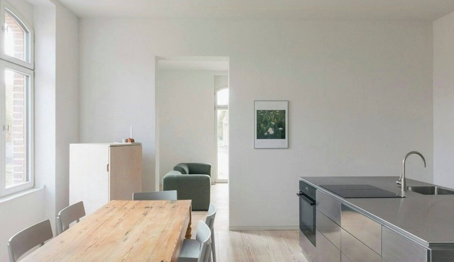 Apartment with sauna in historic commandery