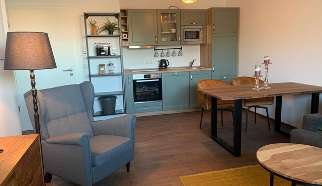 Central vacation apartment in Röbel with terrace