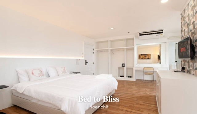 Chic King Bed Apt w/Bathtub, BTS Central BKK BTB9