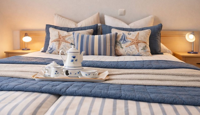 Comfortable accommodation Roter Sand - right on the beach with WLAN & balcony