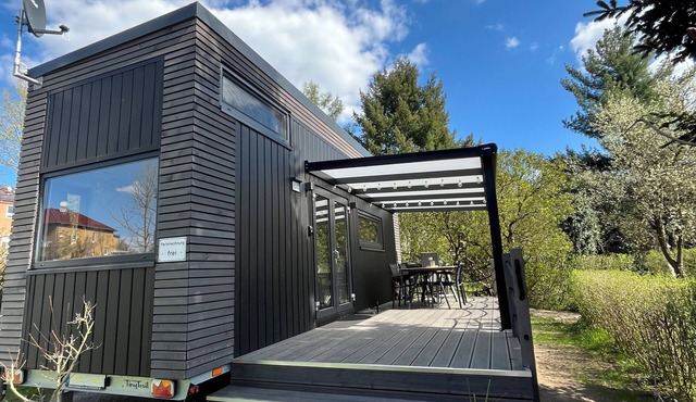 Cozy Tiny House "Spree-Maus" Family-friendly - only 50m to the Spree