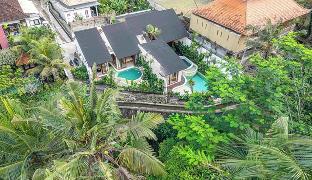 Elegant 2BR Villa Peaceful Jungle Escape, Ubud