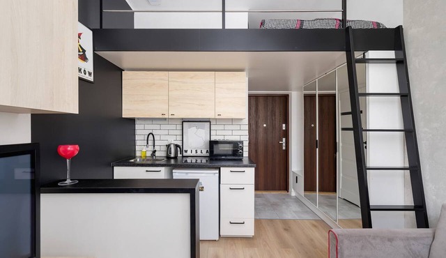 Functional Studio Flat with a Mezzanine | Close to the Old Town in Kraków