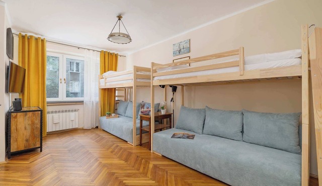 Functional Studio for 6 people | Close to Krakowski Park in Kraków