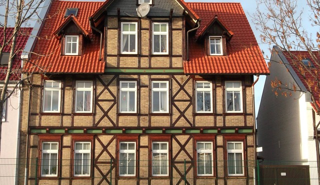 Ground floor apartment, close to town, rural charm, half-timbered house from 1900, flora and fauna
