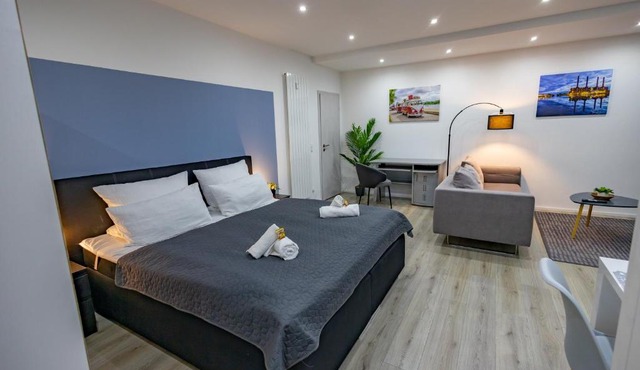HANNIBAL - Design Studio-Apartment Tulpe 9, Parkplatz, Küche, HighSpeed-WLAN