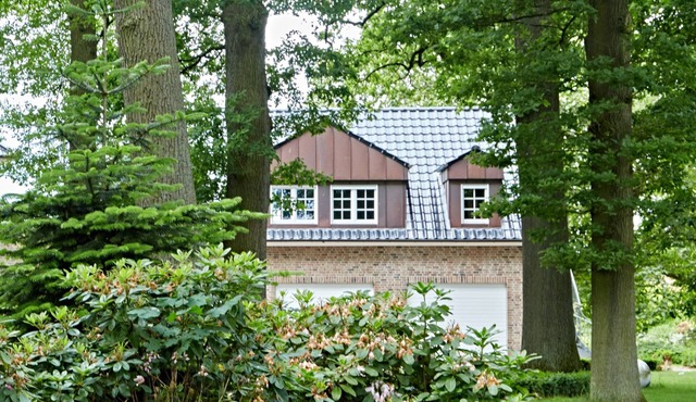 Idyllic tranquility near the "Alten Land" and the city of Hamburg