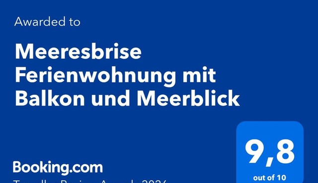 Meeresbrise Ferienwohnung mit Balkon und Meerblick