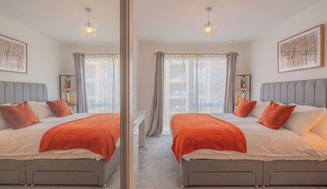 Modern 2 bed, 2 bath flat Colindale, London-direct M1 access in London