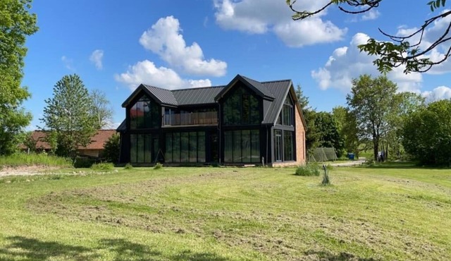Modern Villa & Sauna by the beautiful lake. Masurian lake district.