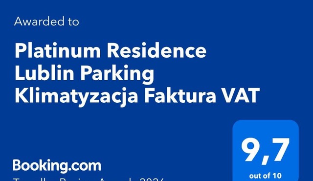 Platinum Residence Lublin Parking Klimatyzacja Faktura VAT