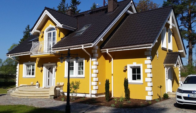 Small yellow villa in Mazury - Apartment GROUND FLOOR